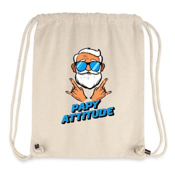 Opa Haltung - Stanley/Stella recycelter Gym Bag - Naturweiß - Vorne