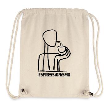 Espressionismo - Espresso - Kaffee trinken - Stanley/Stella recycelter Gym Bag - Naturweiß - Vorne