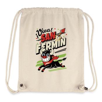 Es lebe San Fermín - Stanley/Stella recycelter Gym Bag - Naturweiß - Vorne