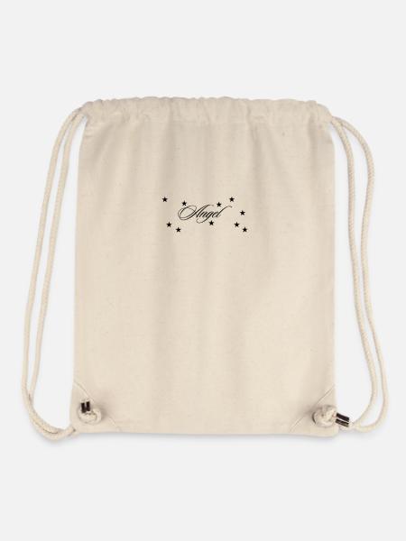 „Angel“-Design mit Sternen – Y2K Engel-Shirt - Stanley/Stella recycelter Gym Bag - Naturweiß