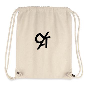 logo - Sac à cordon recyclé Stanley/Stella - blanc naturel - Devant