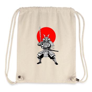 Traditioneller Samurai Krieger - Stanley/Stella recycelter Gym Bag - Naturweiß - Vorne