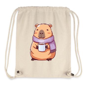 Gemütliche niedliche Kapybara – Kawaii-Tier - Stanley/Stella recycelter Gym Bag - Naturweiß - Vorne