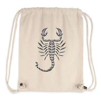 Scorpion metallic chrome - Stanley/Stella Recycled Gym Bag - natural - Front