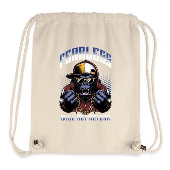 Gorilla Hustler Not Returning - Stanley/Stella Recycled Gym Bag - natural - Front