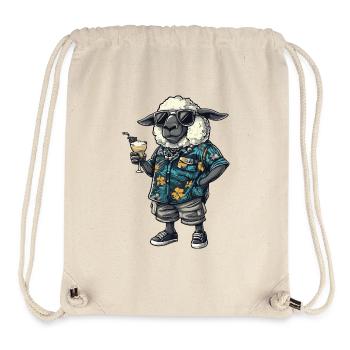 Sheep Comic Summer - Stanley/Stella Recycled Gym Bag - natural - Front