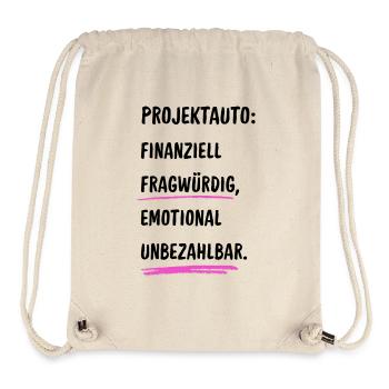 Projektauto - Stanley/Stella recycelter Gym Bag - Naturweiß - Vorne