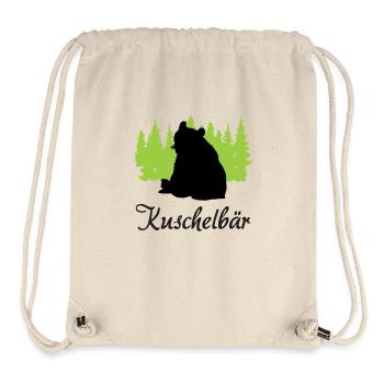 "Kuschelbär: Sanfte Stärke" - Stanley/Stella recycelter Gym Bag - Naturweiß - Vorne