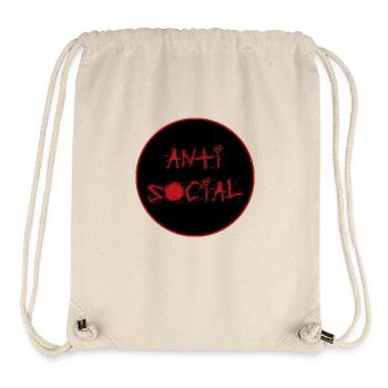 Anti-Social - Stanley/Stella Recycled Gym Bag - natural - Front