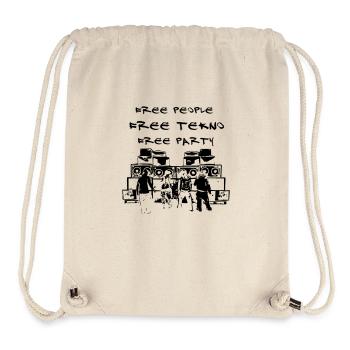 FREE FREE FREE SOUNDSYSTEM - Stanley/Stella recycelter Gym Bag - Naturweiß - Vorne