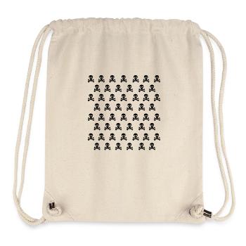 Emo Schädel - Stanley/Stella recycelter Gym Bag - Naturweiß - Vorne