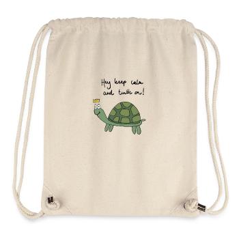 turtle - Stanley/Stella Recycled Gym Bag - natural - Front