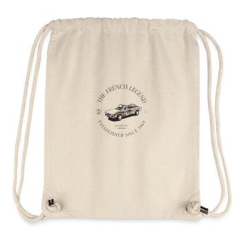 504 coupé FRENCH CAR - Sac à cordon recyclé Stanley/Stella - blanc naturel - Devant