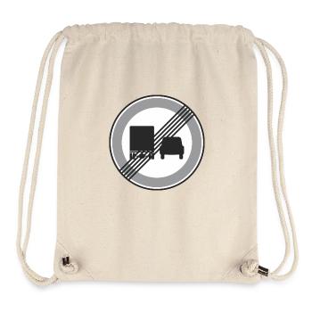 Road Sign truck and car restriction - Stanley/Stella Recycled Gym Bag - natural - Front