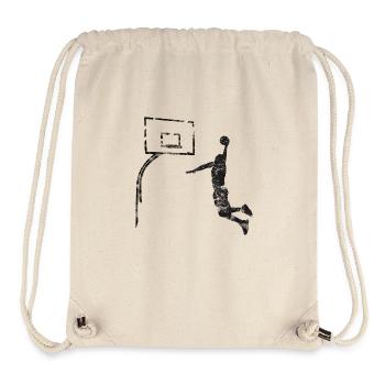 Basket-ball Basketball Basket - Sac à cordon recyclé Stanley/Stella - blanc naturel - Devant