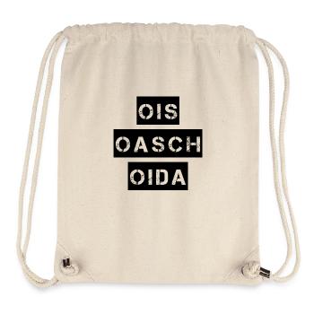 Ois Oasch, Oida. - Stanley/Stella recycelter Gym Bag - Naturweiß - Vorne