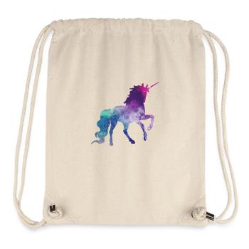 Einhorn licorne couleurs ciel Princess Princess - Sac à cordon recyclé Stanley/Stella - blanc naturel - Devant