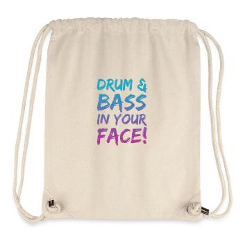 DRUM N BASS - Stanley/Stella recycelter Gym Bag - Naturweiß - Vorne