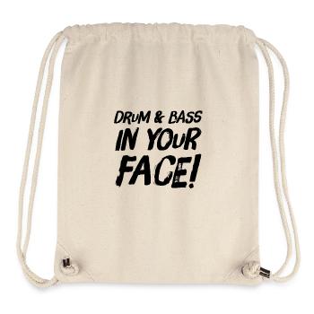 DRUM N BASS - Stanley/Stella recycelter Gym Bag - Naturweiß - Vorne