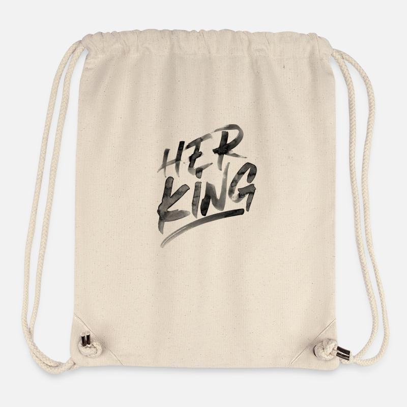 Her King Splash - Black - Stanley/Stella recycelter Gym Bag - Naturweiß