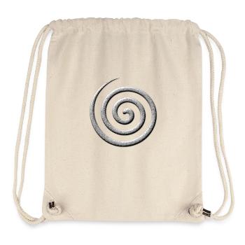 ancient_spiral_stone - Stanley/Stella recycelter Gym Bag - Naturweiß - Vorne