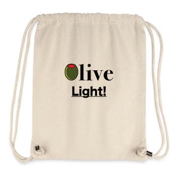 Olive Light - Stanley/Stella recycelter Gym Bag - Naturweiß - Vorne