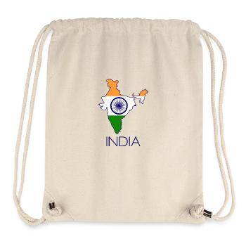 india - Stanley/Stella recycelter Gym Bag - Naturweiß - Vorne