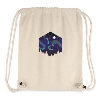 Polar Lichter 2 - Stanley/Stella recycelter Gym Bag - Naturweiß - Vorne