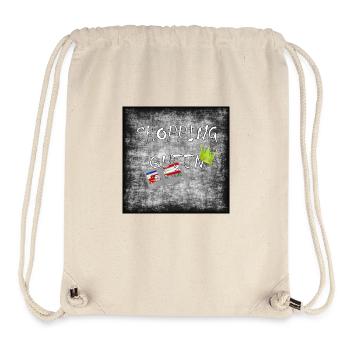 Shopping queen - Sac à cordon recyclé Stanley/Stella - blanc naturel - Devant