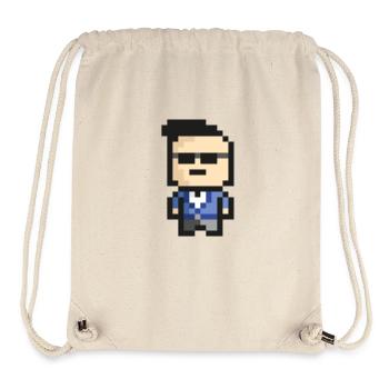 8-Bit-Style - Stanley/Stella recycelter Gym Bag - Naturweiß - Vorne