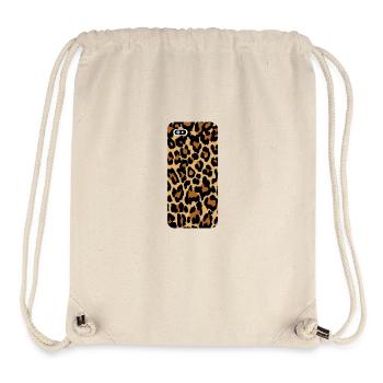 Leopard - Stanley/Stella recycelter Gym Bag - Naturweiß - Vorne