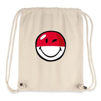 Smiley Indonesia - Stanley/Stella recycelter Gym Bag - Naturweiß - Vorne