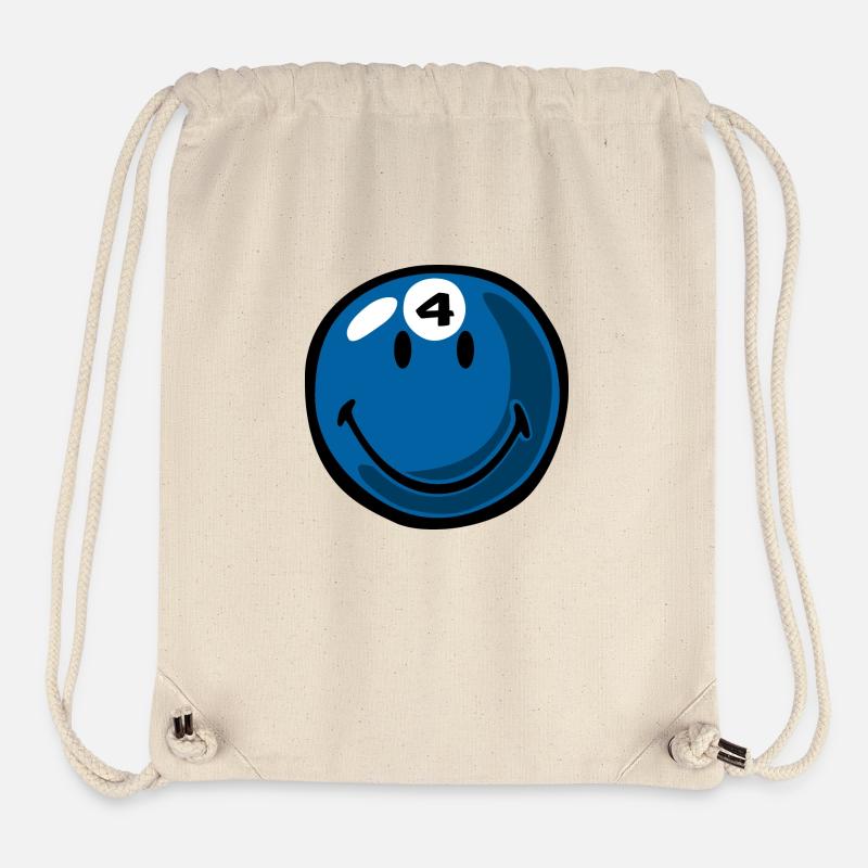 Smiley Pool Ball 4 - Stanley/Stella Recycled Gym Bag - natural