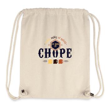 Ce soir je chope - Sac à cordon recyclé Stanley/Stella - blanc naturel - Devant