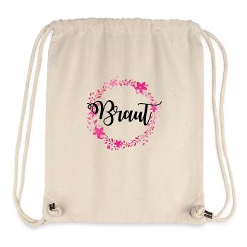braut kranz - Stanley/Stella recycelter Gym Bag - Naturweiß - Vorne