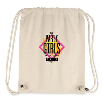 party girls crew crown - Stanley/Stella Recycled Gym Bag - natural - Front