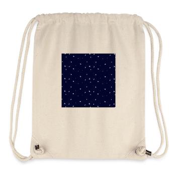 Sterne Muster - Stanley/Stella recycelter Gym Bag - Naturweiß - Vorne