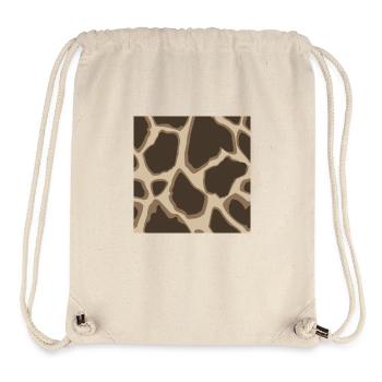 Giraffen Muster - Stanley/Stella recycelter Gym Bag - Naturweiß - Vorne