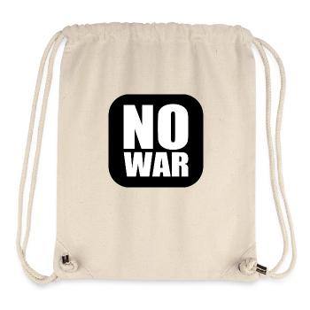 No war - Stanley/Stella Recycled Gym Bag - natural - Front