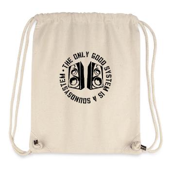 The Only Good System is a Soundsystem - Stanley/Stella Recycled Gym Bag - natural - Front