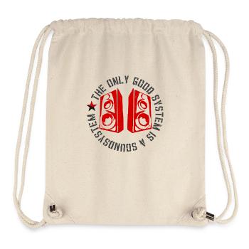 The only good system is a soundsystem - Stanley/Stella Recycled Gym Bag - natural - Front