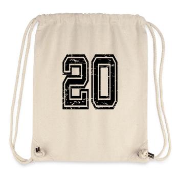 20 Denizli used look - Stanley/Stella recycelter Gym Bag - Naturweiß - Vorne