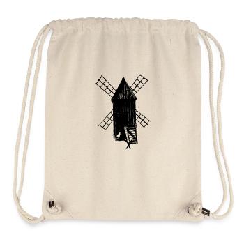 Historische Windmühle Ödland - Stanley/Stella recycelter Gym Bag - Naturweiß - Vorne