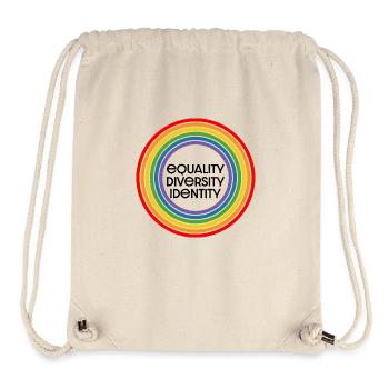 equality diversity identity LGBT lgbtqi queer - Stanley/Stella Recycled Gym Bag - natural - Front