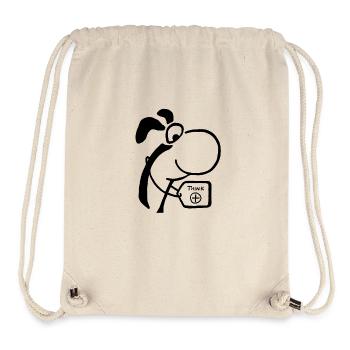 Bialumbo Think Positive - Stanley/Stella recycelter Gym Bag - Naturweiß - Vorne
