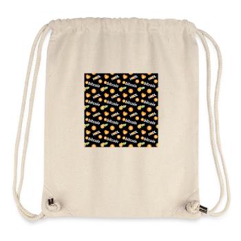 Bitcoin-Muster - Krypto - Kryptowährung - BTC - Stanley/Stella recycelter Gym Bag - Naturweiß - Vorne