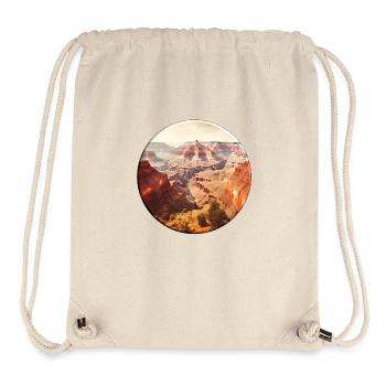 Parc national du Grand Canyon en Arizona - Sac à cordon recyclé Stanley/Stella - blanc naturel - Devant