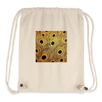 Plume de paon - Sac à cordon recyclé Stanley/Stella - blanc naturel - Devant
