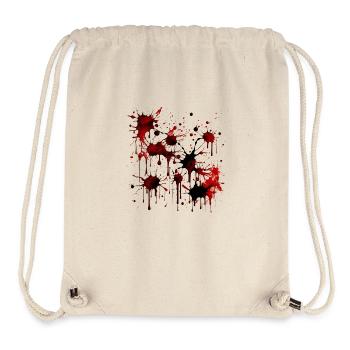 Blood Spatter Halloween Blood Blood Squirrels - Stanley/Stella Recycled Gym Bag - natural - Front