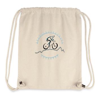 Cycliste professionnel - Sac à cordon recyclé Stanley/Stella - blanc naturel - Devant